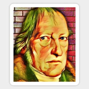 Georg Wilhelm Friedrich Hegel Snow Portrait | Georg Wilhelm Friedrich Hegel Artwork 15 Magnet